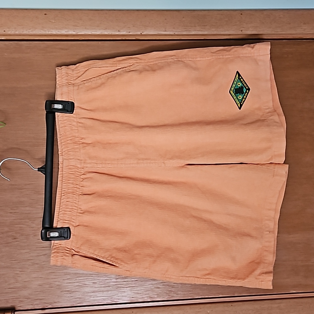 Teddy Fresh Peach Corduroy Shorts sz Large